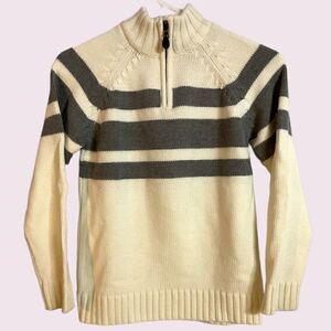 The Childrens Place Boys Quarter Zip Long Sleeve Sweater